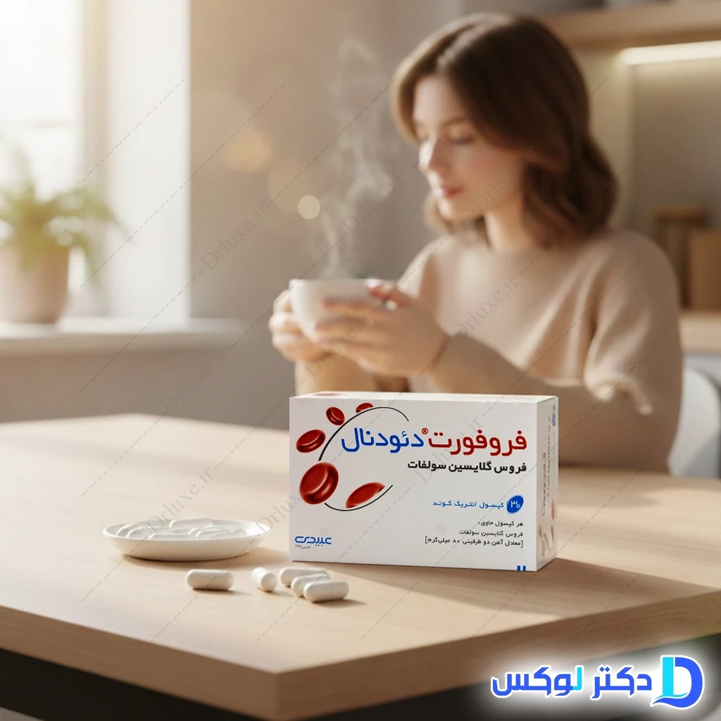 کپسول فروفورت دئودنال دکتر عبیدی 30 عدد